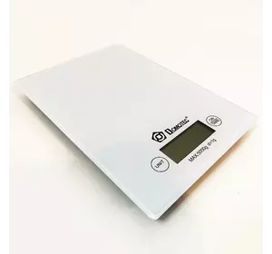 Весы кухонные DOMOTEC MS-912 Glass. Цвет: белый