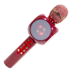 Беспроводной микрофон караоке bluetooth WSTER WS-1816. Цвет: красный