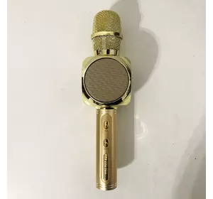 Беспроводной Bluetooth Микрофон для Караоке Микрофон DM Karaoke Y 63 + BT. Цвет: золотой