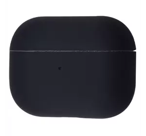 Чехол для Apple AirPods Pro силиконовый черный в коробке