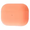 Чехол для Apple AirPods Pro силиконовый персиковый в коробке