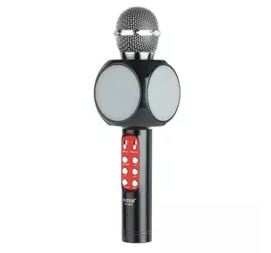 Беспроводной микрофон караоке bluetooth WSTER WS-1816. Цвет: черный