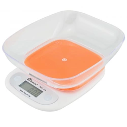 Весы кухонные DOMOTEC MS-125 Plastic. Цвет: оранжевый