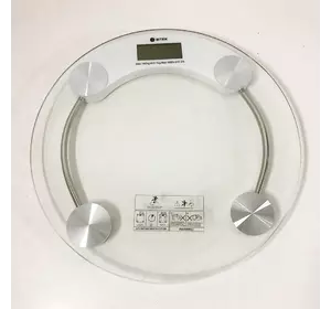 Весы напольные Bitek YZ-1603A до 180 кг прозрачные