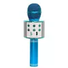 Беспроводной микрофон для караоке WS-858 WSTER BLACK. Цвет: голубой