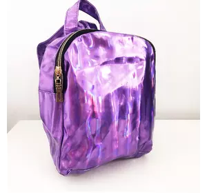 Рюкзак детский блестящий фиолетовый. Модель: 85211