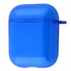 Чехол для Apple AirPods силиконовый ярко-синий
