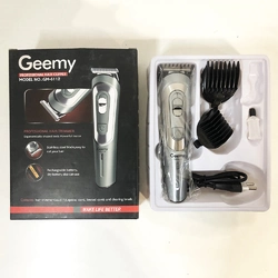 Беспроводная машинка для стрижки волос GEMEI GM-6112 аккумуляторная. Цвет: черный
