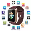 Смарт-часы Smart Watch A1 умные электронные со слотом под sim-карту + карту памяти micro-sd. Цвет: золотой