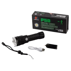 Фонарь аккумуляторный X-Balog BL-A72-P50, ручной фонарик с зумом 5 режимов