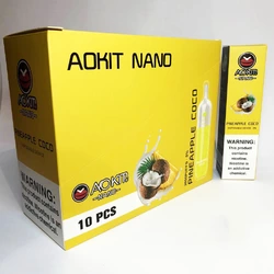 Aokit Nano 3000 одноразовый под электронка. Ананас кокос