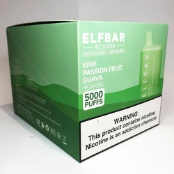 Elf Bar BC5000 Original 5% перезаряжаемый под. Киви Маракуйя Гуава (Kiwi Passion Fruit Guava)