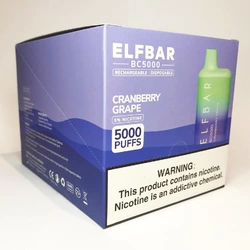 Elf Bar BC5000 Original 5% перезаряжаемый под. Клюква Виноград (Cranberry Grape)