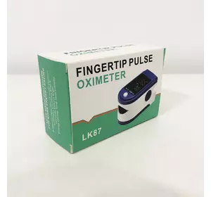 Пульсоксиметр Fingertip pulse oximeter LK87. Цвет: синий