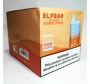Elf Bar BC5000 Original 5% перезаряжаемый под. Энергетик (Energy)