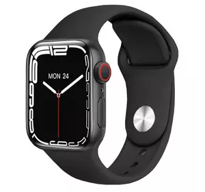 Умные смарт часы Smart Watch Z37 голосовой вызов, температура тела, пульсометр, тонометр. Цвет: черный