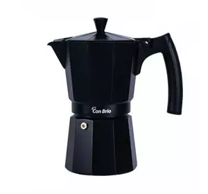 Кофеварка гейзерная Con Brio CB-6409 (450мл) (на 9 чашек)