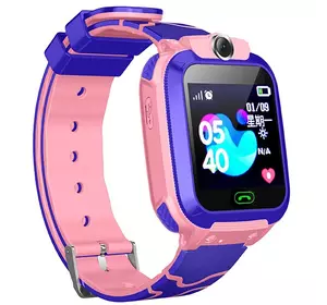 Детские Смарт Часы Smart Baby Watch Q12 SIM /Bluetooth /LBS/GPS. Цвет: розовый