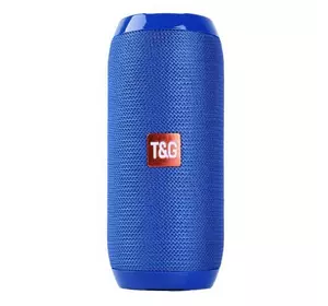 Bluetooth-колонка TG-117 портативная влагостойкая. Цвет: синий
